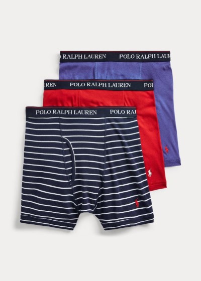 Men's Polo Ralph Lauren Wicking 3-Pack Briefs | 729804HTU